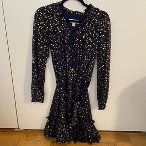 BRAND NEW Michael Kors Navy Blouse Dress - Size S